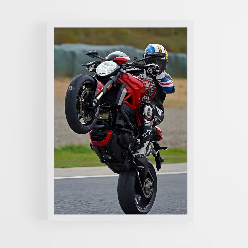 Poster Monstre Étonnant – affiche Ducati (vue 3)